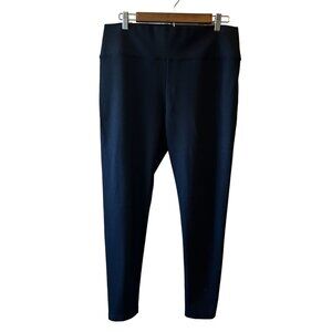 Lou & Grey Black Ponte Leggings L